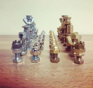 Kit Assortment, DIY Chess Set With Fasteners