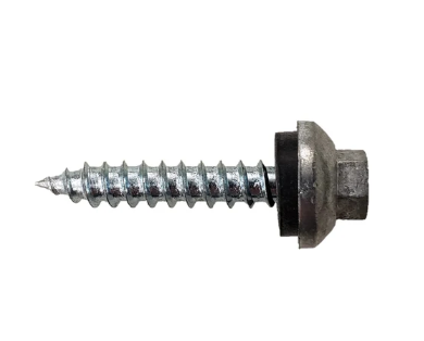 Roofing Screws, Pro-Z™ Stitch, Sharp Point, Zinc Plated Steel, Unpainted, #12