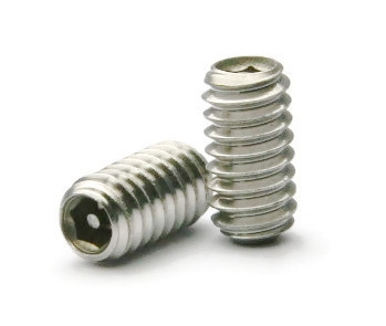 Socket Set Screws, Tamper Proof Pin In, Hex 3/32" Drive, Stainless Steel 18-8, #10-24