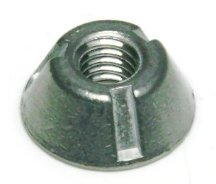 Metric Tri-Groove Nuts, Tamper Proof, Zamak 5 Zinc Alloy
