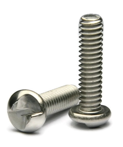 Tamper Proof Machine Screws, One Way Round Head, Stainless Steel 18-8, #10-24