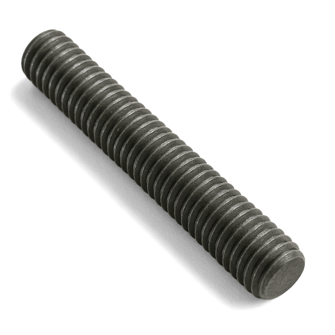 Fully Threaded Studs, B7 Alloy Steel Plain Finish, 1/2"-13