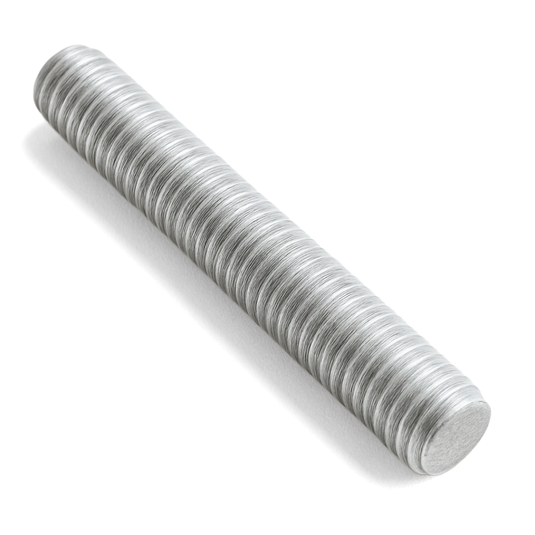 Fully Threaded Studs, Aluminum, #10-24 Fully Threaded Studs, Aluminum, #10-24