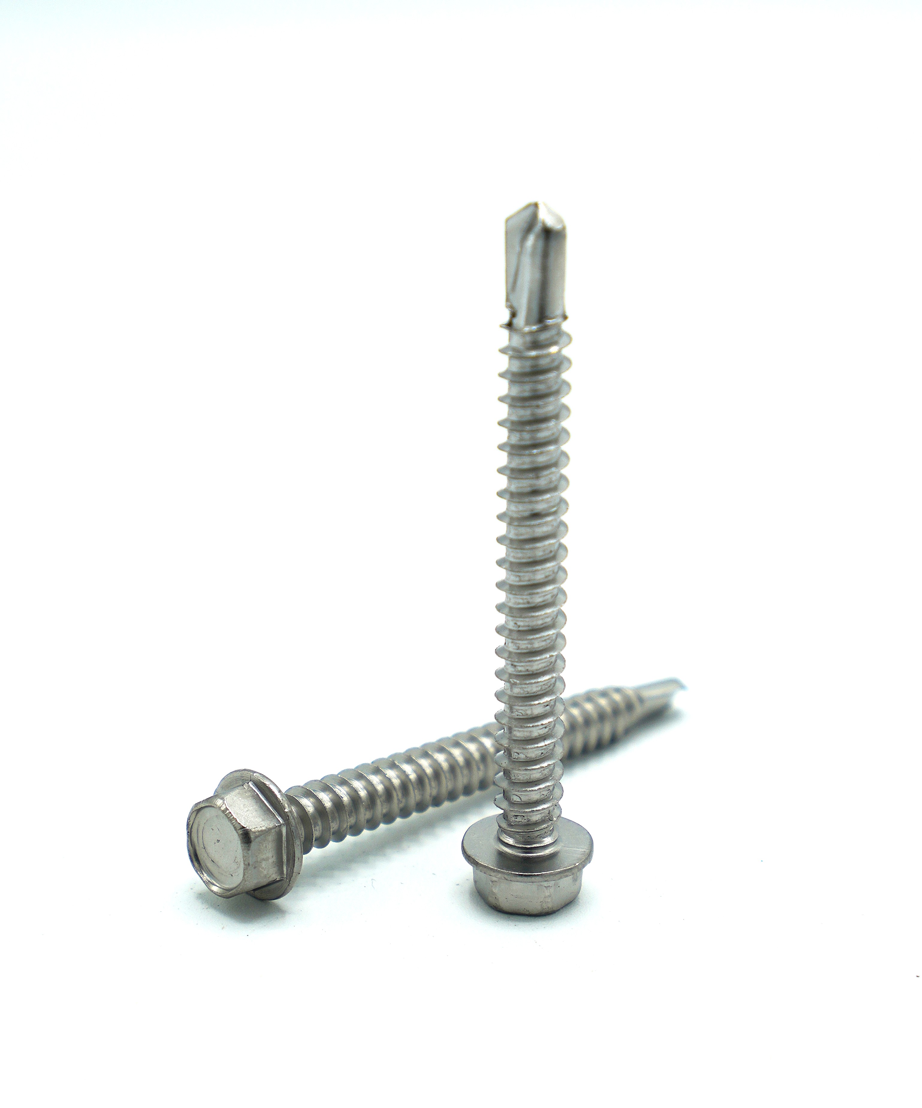 Hurricane Kit, Stainless Self Drilling TEK Screws, EPDM Sealing Washers & Driver - 41 Pcs For Metal