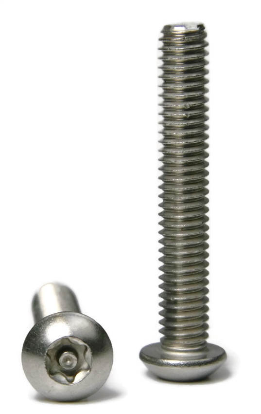 thumbnail image 2 of Fastenere 50pc 1/4-20 X 3/4" Torx Security Machine Screws - 18-8 Stainless Steel Button Head 2 of 6