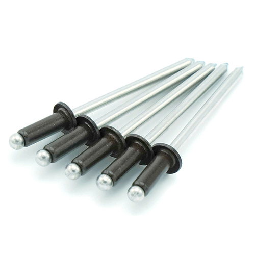 POP Rivets, Dome Head Open End, Aluminum, Brown, 1/8" (#4)