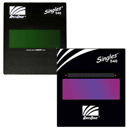S540 Vertical Single Shade Auto-Darkening Welding Filter 5" x 4",