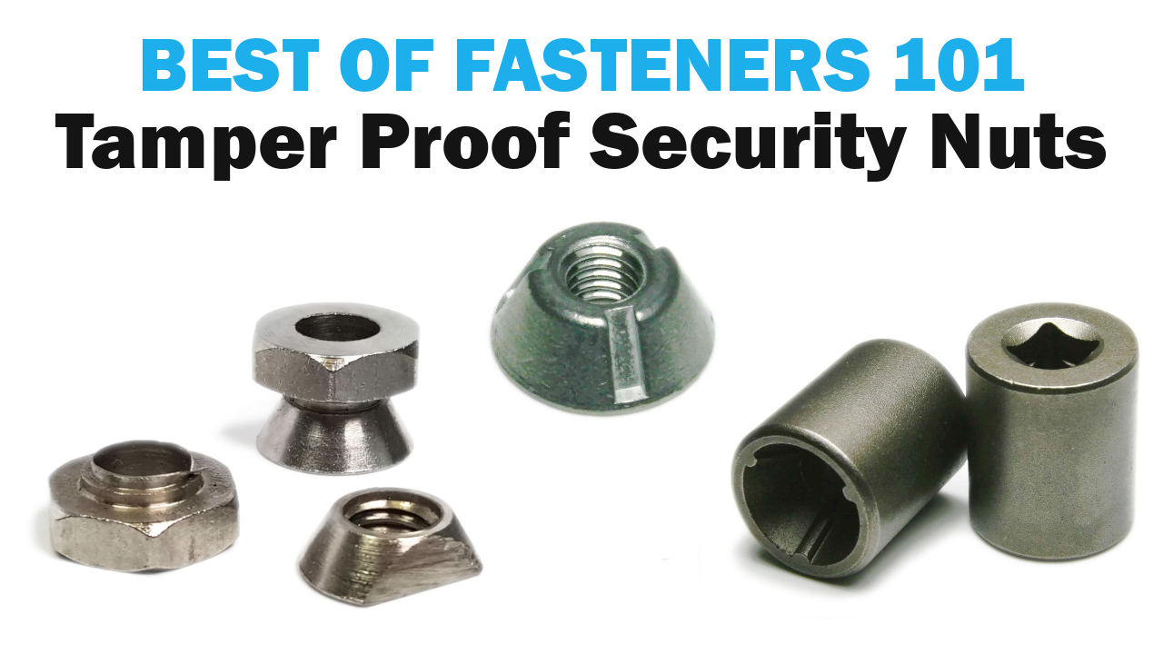 Tamper Proof Security Nuts Shear Trigroove