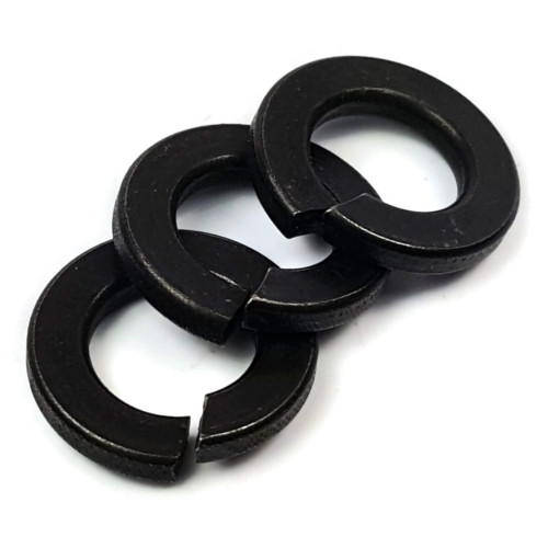 Lock Washers, Split Ring, Black Oxide Stainless Steel 18-8, #6 (0.148 ...