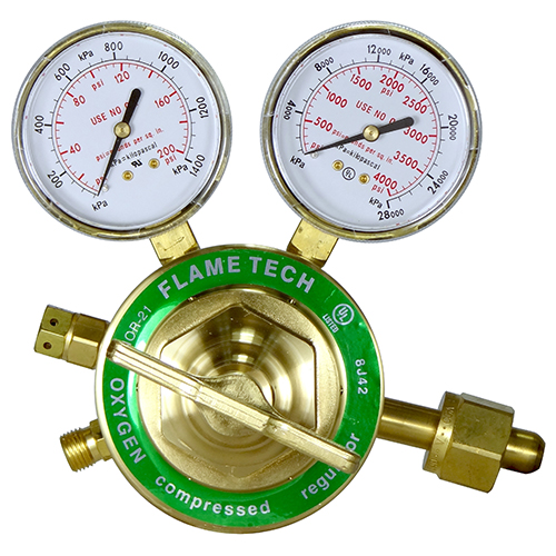 Flame Tech VHOR-21CS Heavy Duty Oxygen Regulator
