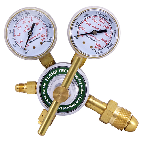 Flame Tech MDR-IN-350-580 Medium Duty Regulator for Inert Gasses