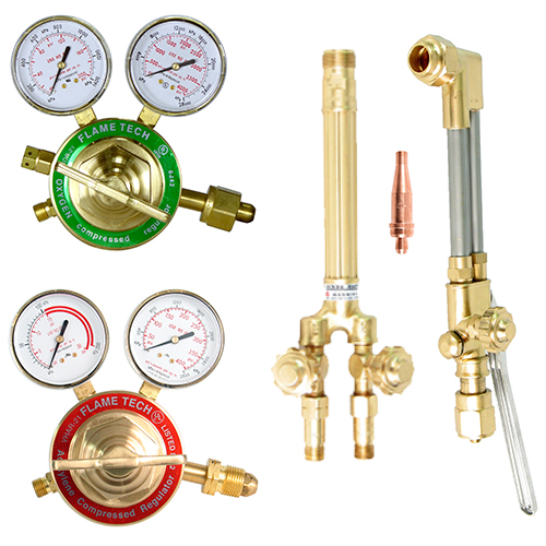 Flame Tech FTVHD-A1 Heavy Duty Oxy-Acetylene Contractor Kit Flame Tech FTVHD-A1 Heavy Duty Oxy-Acetylene Contractor Kit