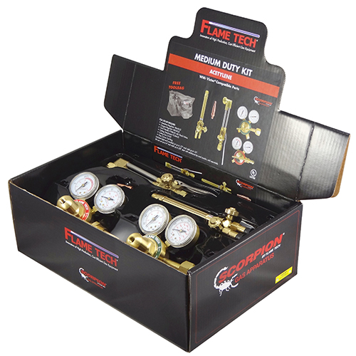 Flame Tech FTVMD-A1 Medium Duty Oxy-Acetylene Contractor Kit Flame Tech FTVMD-A1 Medium Duty Oxy-Acetylene Contractor Kit