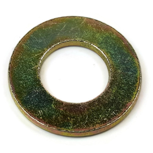 Flat Washers, SAE, Yellow Zinc, 1/2" (OD 1.062, ID .531, THK .097)