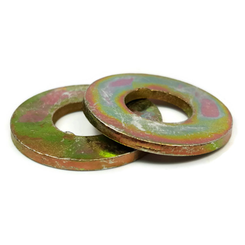 Flat Washers, USS, Yellow Zinc, 5/16