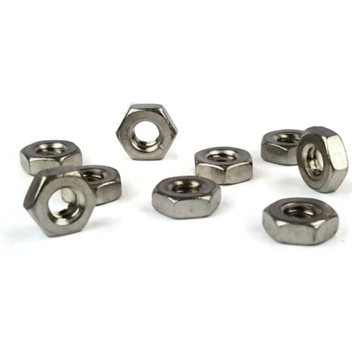 Hex Machine Screw Nuts, Small Pattern Nuts, Stainless Steel 18-8