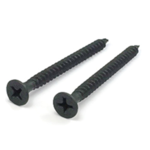 Drywall Screws, Phillips Bugle Head, Laminating, Black Phosphate Steel, #10-8