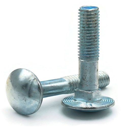 Carriage Bolts, Metric, Zinc Plated Steel, Class 4.6, DIN 603, Class 4.6, DIN 603, M6-1.00