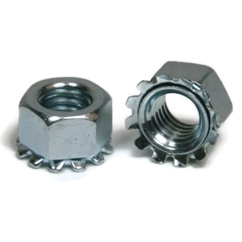 Metric Keps K Lock Nuts, Zinc Plated Steel Metric Keps K Lock Nuts, Zinc Plated Steel