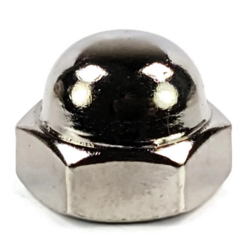 Cap Nuts, Nickel Plated Steel