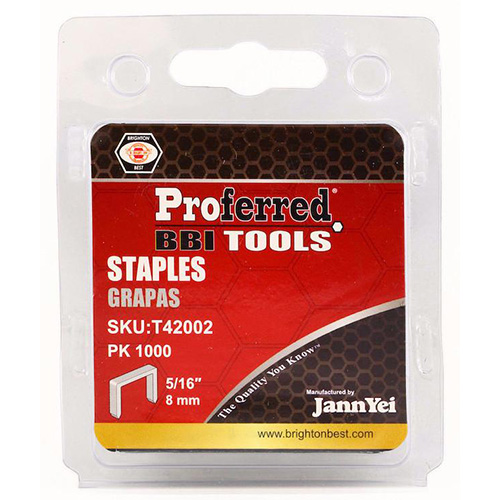 General Purpose Tacker Staples, 1/4" (1000 Count Box)