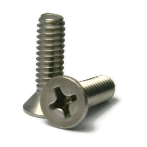 Machine Screws, Phillips Flat Head, Stainless Steel 316, #2-56