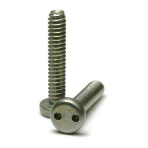 Tamper Proof Machine Screws, Spanner Pan Head, Stainless Steel 18-8, #4-40