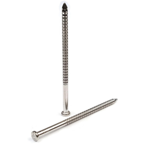Split-Proof Siding Nails with Ring Shanks, Stainless Steel 304 Split-Proof Siding Nails with Ring Shanks, Stainless Steel 304