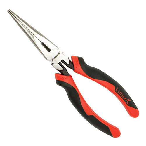 Side Cutting Long Nose TPR Grip Pliers With Cutter