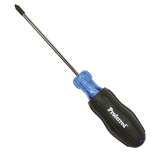 Black TPV Handle Acetate Cushion Grip Phillips Screwdriver