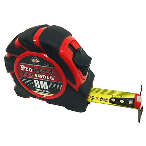 8 Meter 27mm Blade Premium Tape Measure