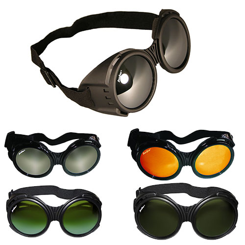 The Fly Safety Goggles, Smoke Lens with Yellow / Orange Mirror Finish