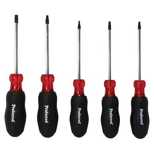 5 Piece Torx Screwdriver Set