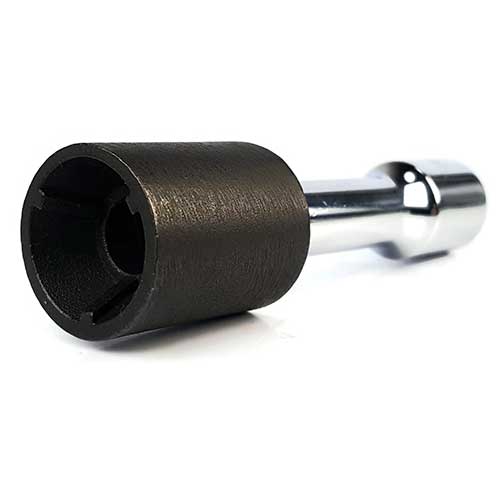 Tri-Groove Tamper Proof Security Nuts - Zamak 5 Zinc 1/2-13 Thread, Anti-Theft Fasteners