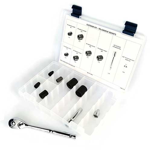 Kit Assortment, Tri Groove Socket Set Kit