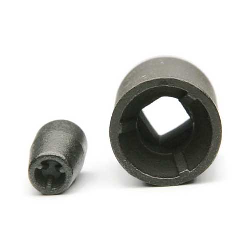 Kit Assortment, Tri Groove Socket Set with Zamak 5 Zinc Tamper Proof Nuts
