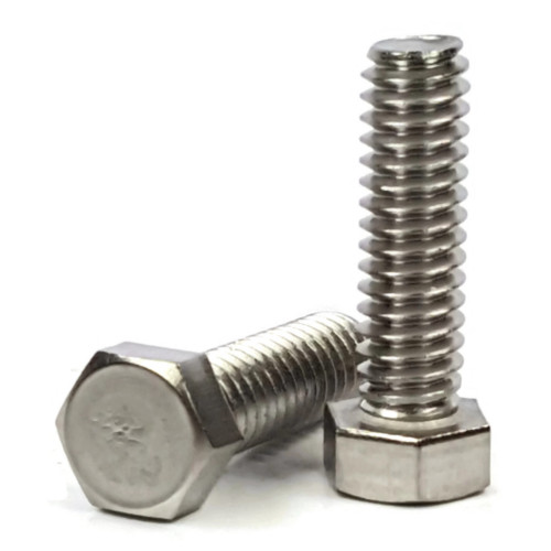 Hex Cap Screws, Trim Head, Stainless Steel 18-8, #10-24 x 3/8