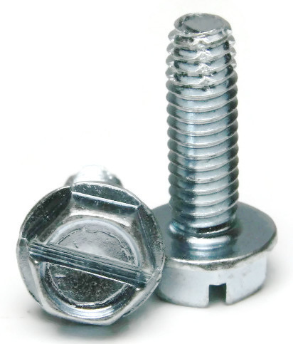 thumbnail image 2 of #10-24 X 1/2 Hex Washer Head Thread Cutting Screws – Type-F – Zinc Plated – QTY 200 2 of 2