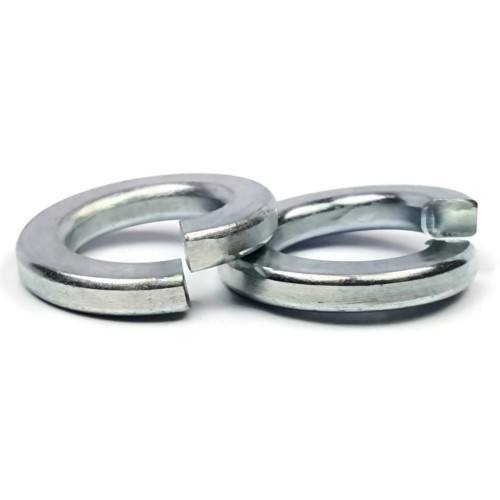 Lock Washers, Split Ring, Zinc Plated Steel, 5/16