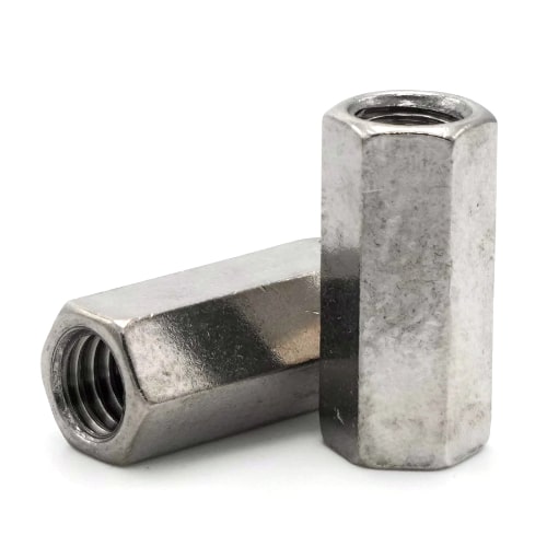 Coupling Nuts, Stainless Steel 18-8