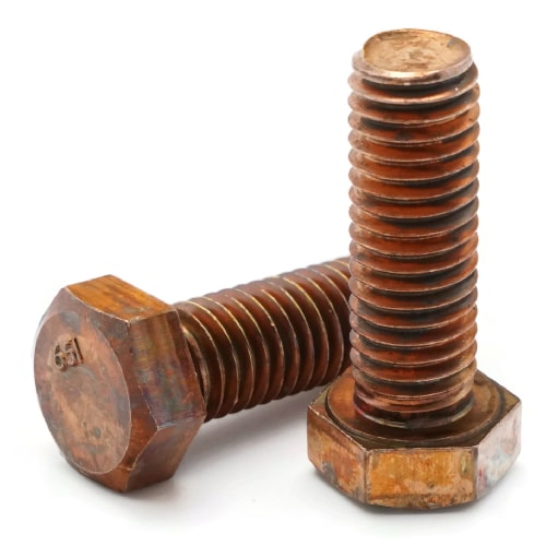 Hex Tap Bolts, Silicon Bronze, 1/4-20"