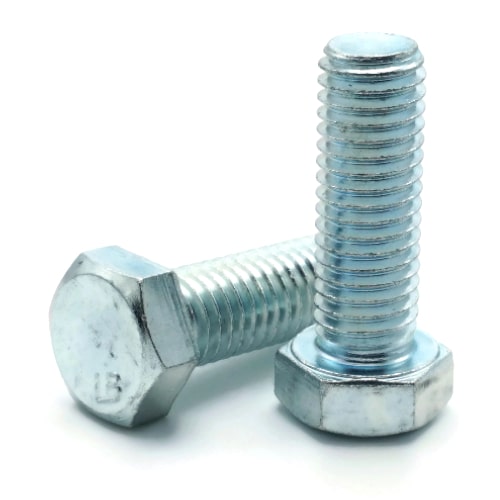Hex Cap Screws, Grade 2 Zinc Plated Steel, 1/2"-20 Hex Cap Screws, Grade 2 Zinc Plated Steel, 1/2"-20