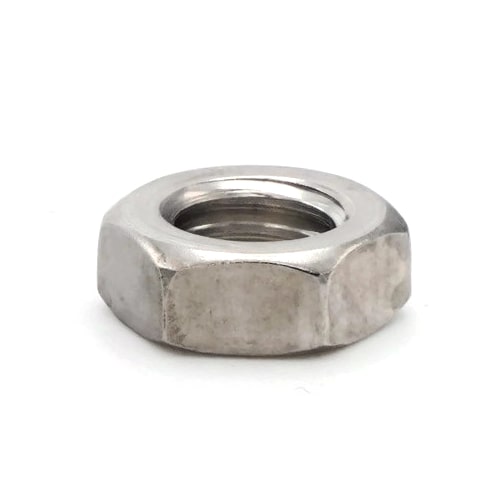 Metric Hex Jam Nuts, Stainless Steel A2 (18-8)