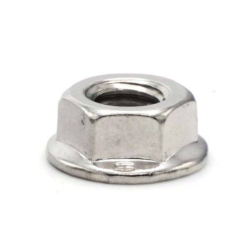 Metric Flange Nuts, Stainless Steel A2 (18-8)