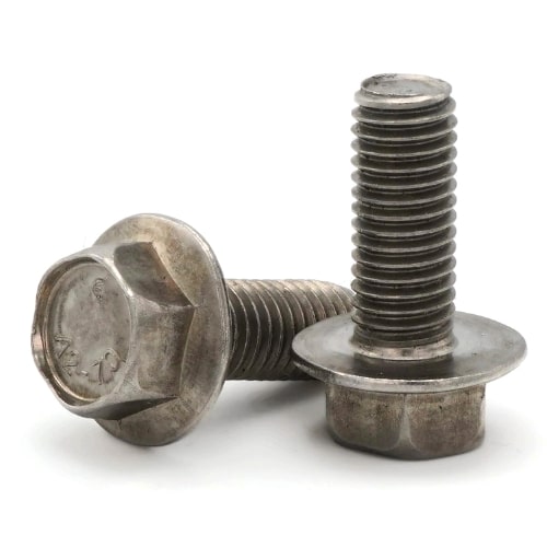 Flange Bolt, Stainless Steel A2 (18-8), M10 Flange Bolt, Stainless Steel A2 (18-8), M10