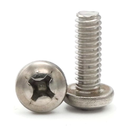 thumbnail image 2 of Pan Head Phillips Machine Screws – Stainless Steel, #6-32 X 3/4 Inch, Qty 100 2 of 5