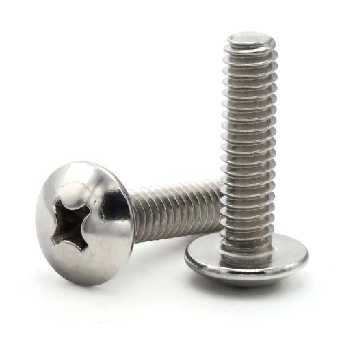 Machine Screws, Phillips Truss Head, Stainless Steel 18-8, #4-40