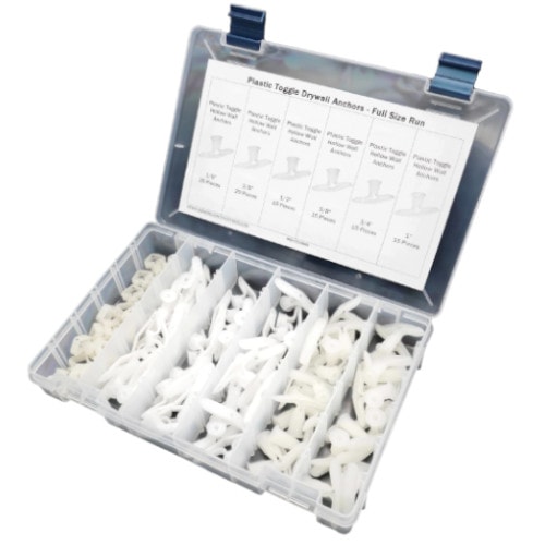 Kit Assortment, Plastic Toggle Anchors Full Size Run
