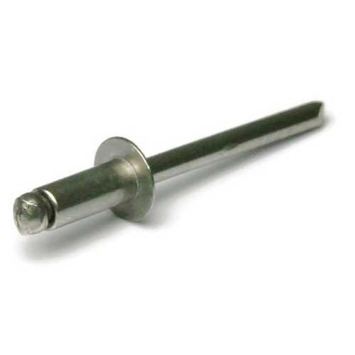 POP Rivets, Dome Head Open End, Stainless Steel 304, 6-14, 3/16