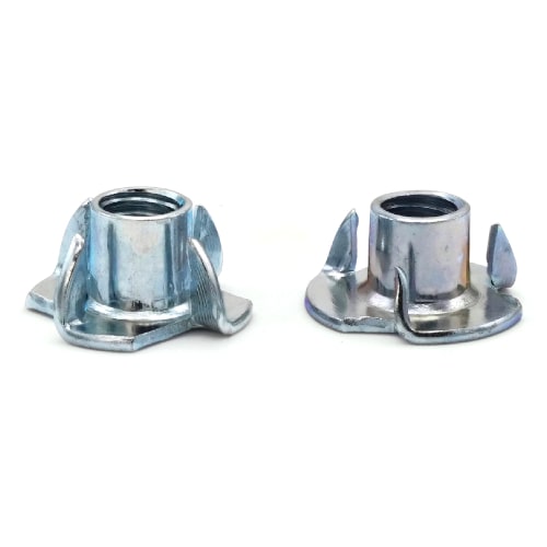 thumbnail image 2 of Brighton 5/16-18 X 3/8 Stainless Steel T-Nuts (Tee Nuts) - 4 Prong - Qty 25 - USA Made 2 of 3